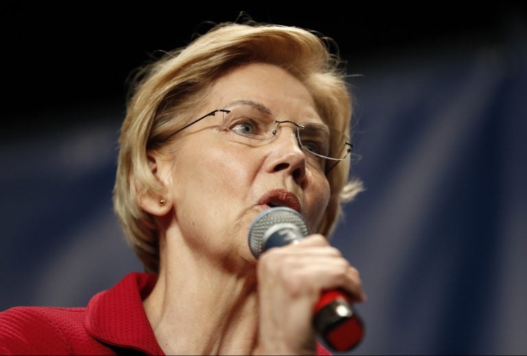 Democratic presidential candidate Elizabeth Warren speaks during the Iowa Democratic Party's Hall of Fame Celebration, Sunday, June 9, 2019, in Cedar Rapids, Iowa. (AP Photo/Charlie Neibergall)