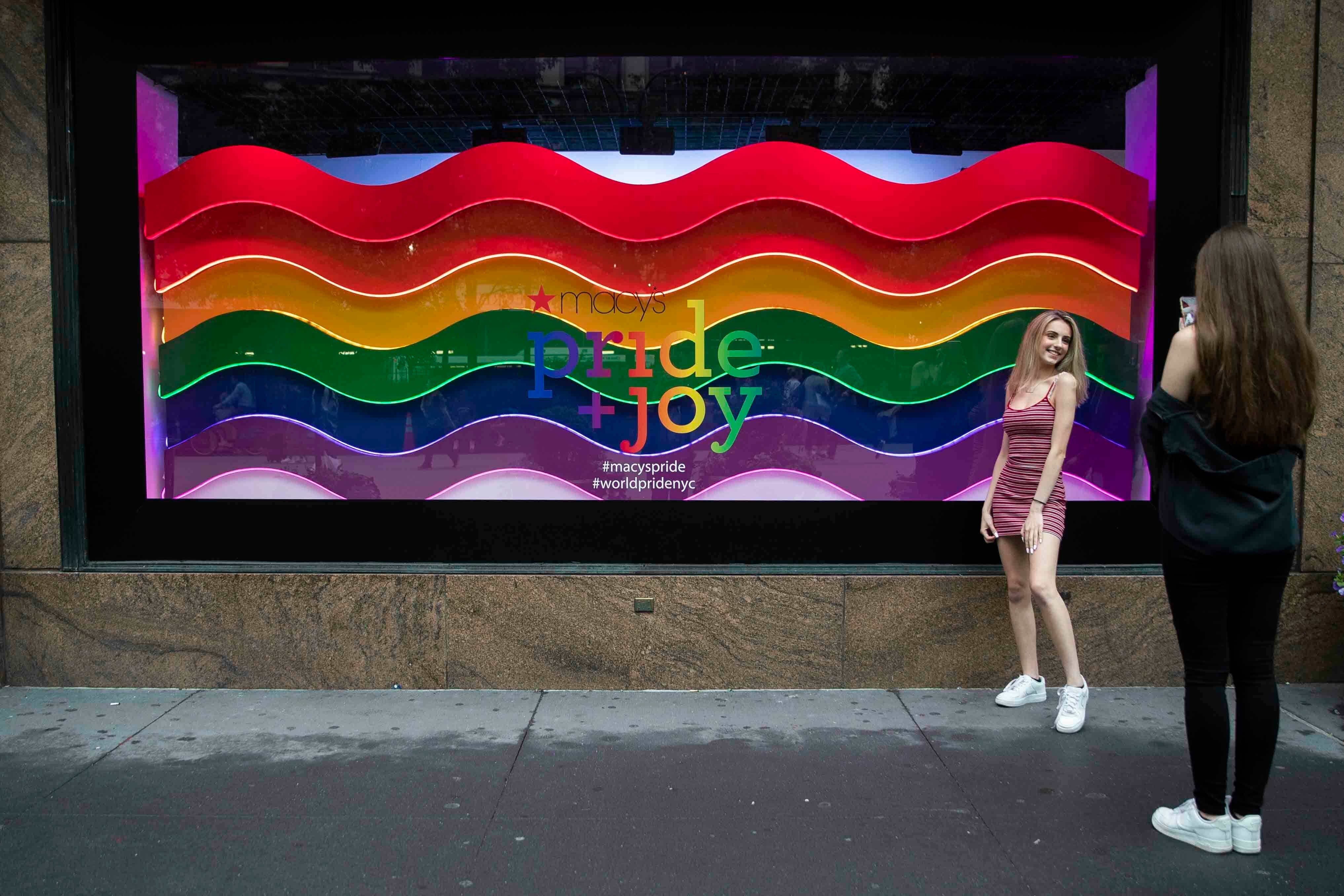 Retail Stores Celebrate LGBTQ Pride With Rainbow Decorations