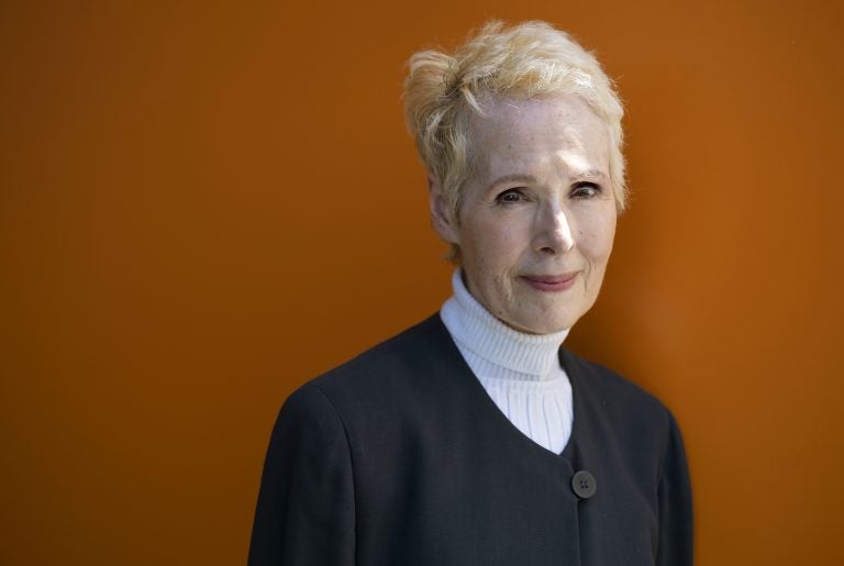 E. Jean Carroll is photographed, Sunday, June 23, 2019, in New York. Carroll, a New York-based advice columnist, claims Donald Trump sexually assaulted her in a dressing room at a Manhattan department store in the mid-1990s. Trump denies knowing Carroll. (AP Photo/Craig Ruttle)