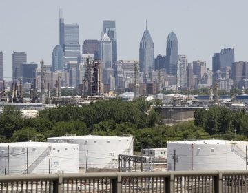 The Philadelphia Energy Solutions Refining Complex in Philadelphia is shown Wednesday, June 26, 2019. (AP Photo/Matt Rourke)