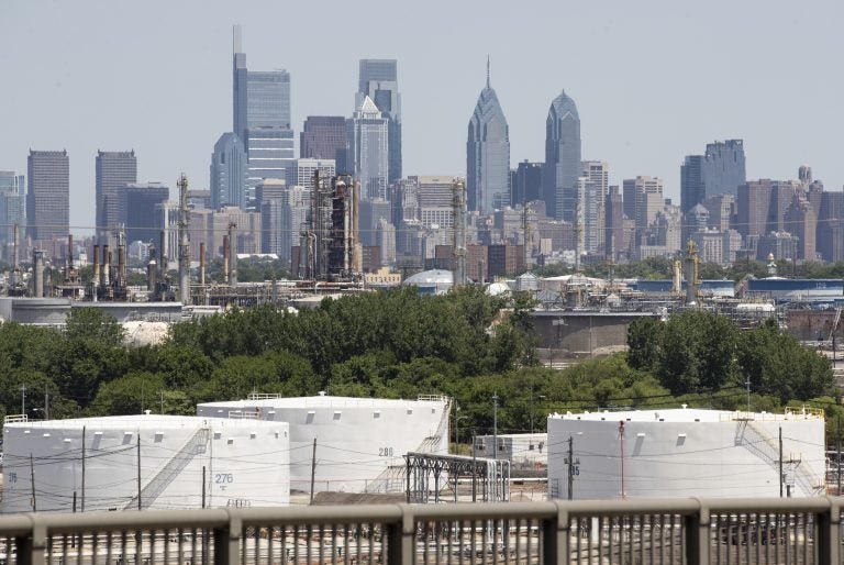 The Philadelphia Energy Solutions Refining Complex in Philadelphia is shown Wednesday, June 26, 2019. (AP Photo/Matt Rourke)