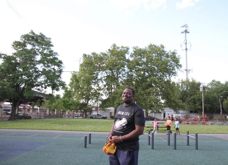 Herbert Campbell moved to Grays Ferry about a year ago. His already severe asthma has gotten worse in that time. (Ximena Conde/WHYY)