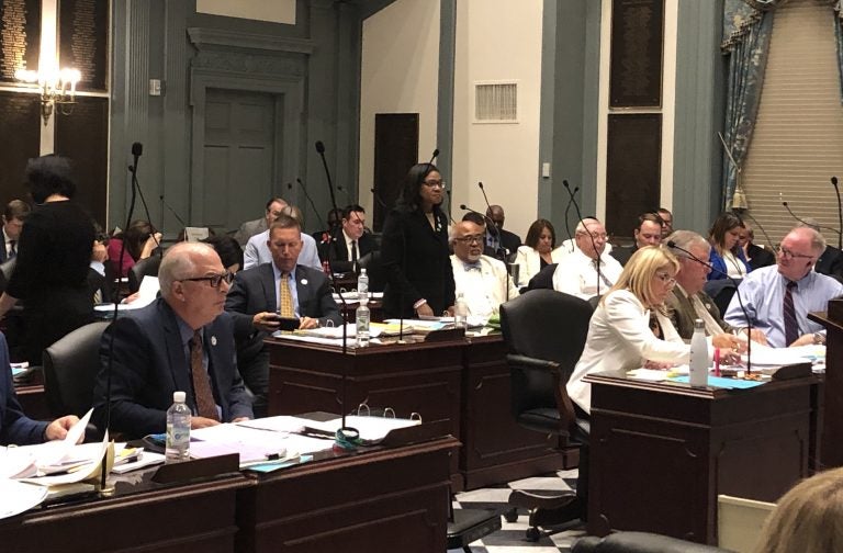 Delaware lawmakers worked into the overnight hours of July 1 to finish their legislative work for the year. (Cris Barrish/WHYY)