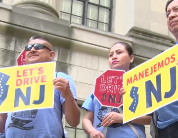 Immigrant rights advocates in N.J. (NJTV/PBS)
