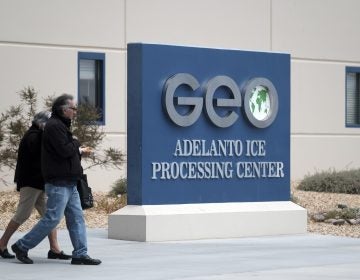 The U.S. Immigration and Enforcement processing center in Adelanto, Calif., is one of the detention facilities operated by GEO Group Inc. (Richard Vogel/AP Photo)