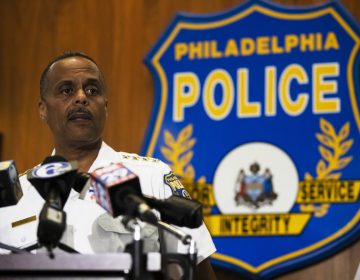 Philadelphia Police Commissioner Richard Ross announced on Wednesday that 72 officers have been placed on administrative duty following an investigation into inflammatory social media posts. (Matt Rourke/AP)