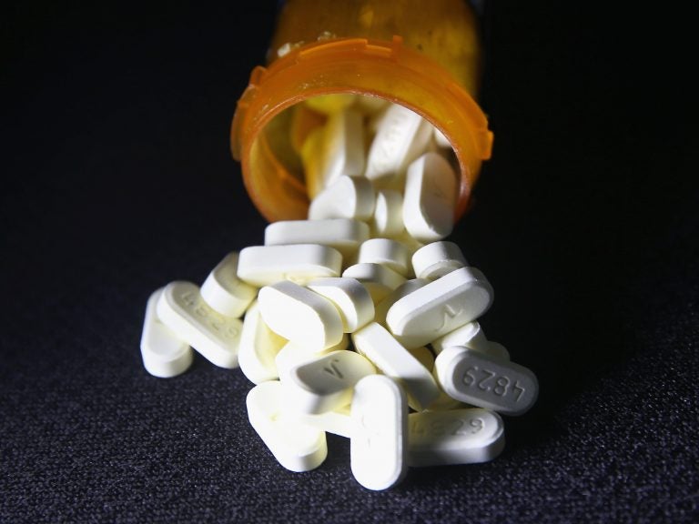 Oxycodone pain pills prescribed for a patient with chronic pain are photographed in 2016. Attorneys unveiled a plan Friday morning which they say would move the nation closer to a global settlement of lawsuits stemming from the deadly opioid crisis. (John Moore/Getty Images)