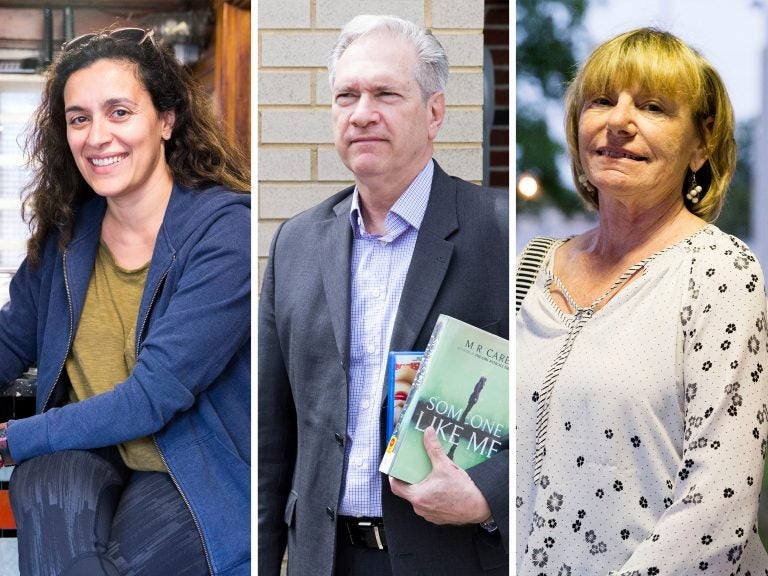 Penelope Malakatas (left), James Martin, and Barbara Petriello are New Jersey residents. Democrats won the House of Representatives during the 2018 elections in places like New Jersey's 3rd and 7th Congressional districts, both of which flipped from GOP to Democratic control by narrow margins. (Rachel Wisniewski for NPR)