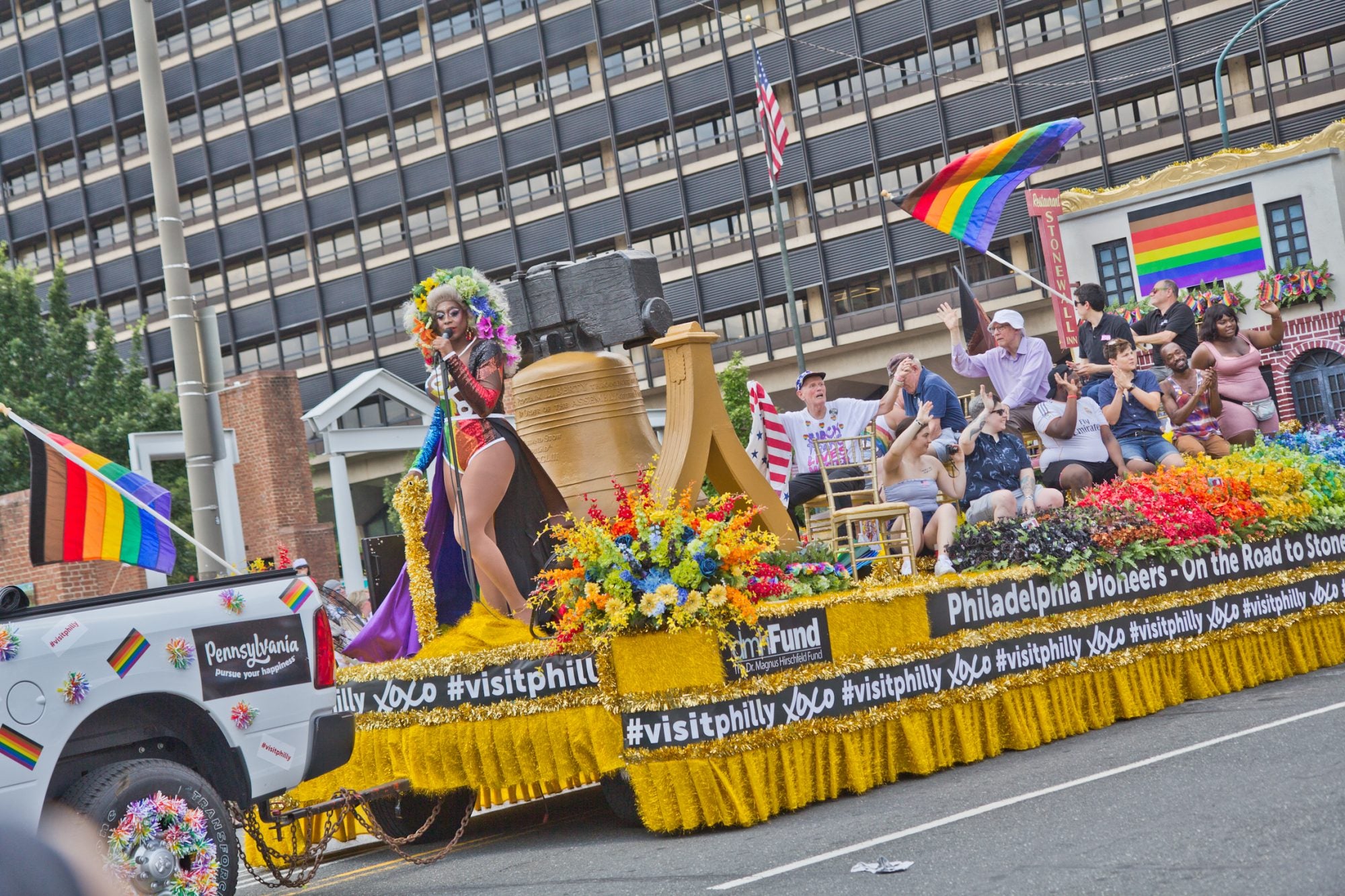 July 4th Parade in Philadelphia, Pennsylvania, where Patti LaBelle