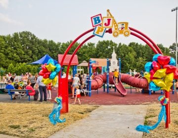 Jake’s Place, an inclusive playground, opened this week in Delran, N.J. (Kimberly Paynter/WHYY)