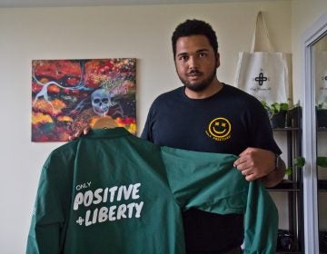 Rahmi Halaby is the founder and CEO of Only Positives Co. (Kimberly Paynter/WHYY)