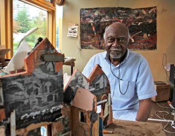 Leroy Johnson is the artist-in-residence at The Barnes. (Emma Lee/WHYY)