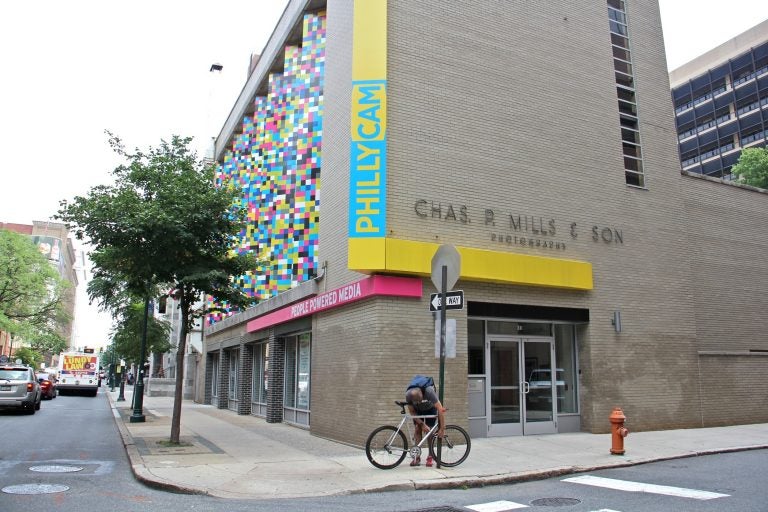 PhillyCAM at 7th and Ranstead streets. (Emma Lee/WHYY)