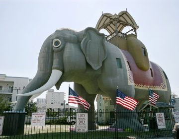 File photo: Lucy The Elephant stands in Margate, N.J. (Mel Evans/AP Photo)