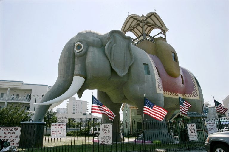 File photo: Lucy The Elephant stands in Margate, N.J. (Mel Evans/AP Photo)