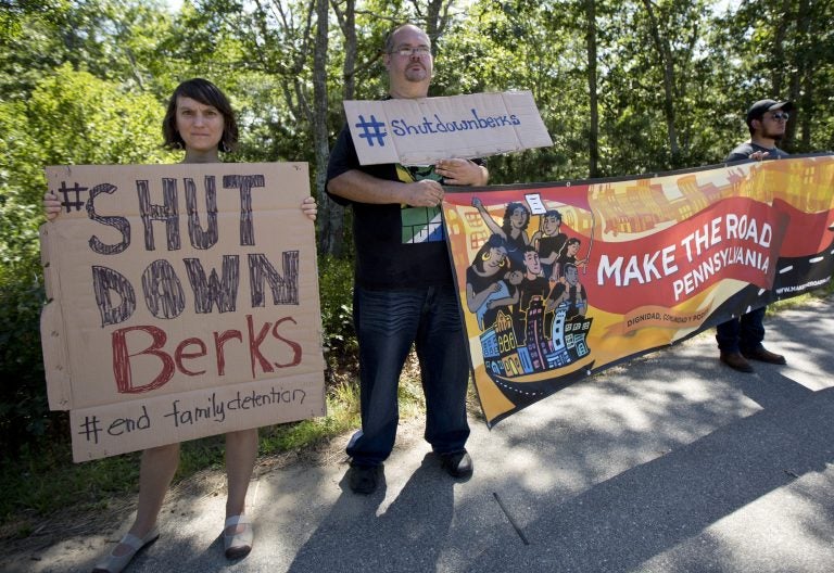 Activists have been calling for the Berks Center to be shut down for years. Tuesday, a county commissioner announced he agrees.   (AP Photo/Manuel Balce Ceneta)