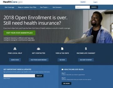 This May 21, 2018 image shows the main page of the healthcare.gov website. (HealthCare.gov via AP)