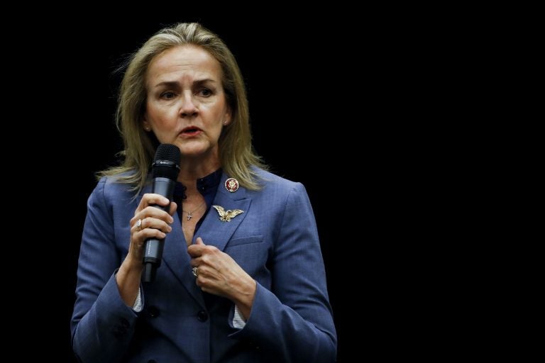 Rep. Madeleine Dean, D-Pa., speaks during a panel discussion at Delaware County Community College, Friday, May 24, 2019, in Media, Pa. (Matt Slocum/AP Photo)