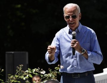 Former Vice President and Democratic presidential candidate Joe Biden, speaks at a house party campaign stop, Saturday, July 13, 2019, in Atkinson, N.H. (Robert F. Bukaty/AP Photo)