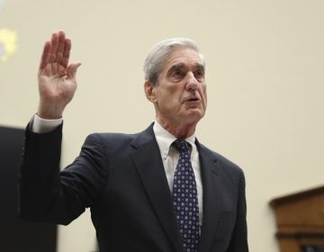 Former special counsel Robert Mueller, is sworn in before he testifies before the House Judiciary Committee hearing on his report on Russian election interference, on Capitol Hill, in Washington, Wednesday, July 24, 2019. (AP Photo/Andrew Harnik)