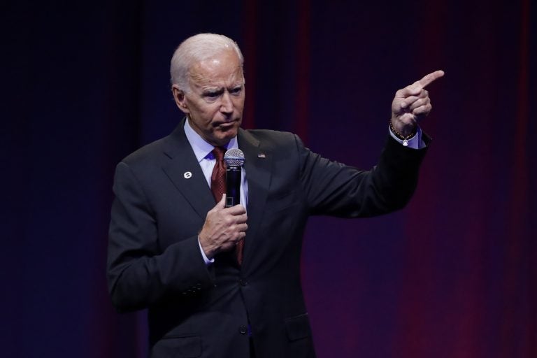 Democratic presidential candidate former Vice President Joe Biden, speaks during the National Urban League Conference, Thursday, July 25, 2019, in Indianapolis. (Darron Cummings/AP Photo)