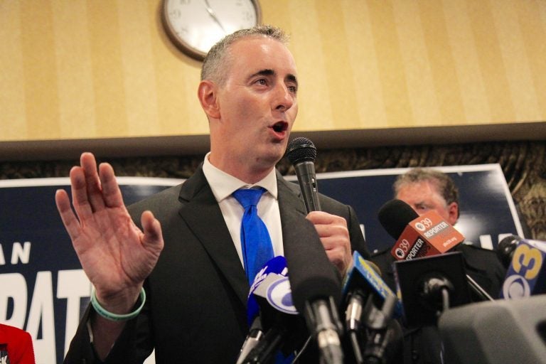 Republican congressman Brian Fitzpatrick of Pa.’s 1st District. (Kimberly Paynter/WHYY)
