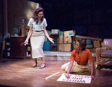 Tiffany Rachelle Stewart (left) and Gillian Glasco in the world-premiere production of 