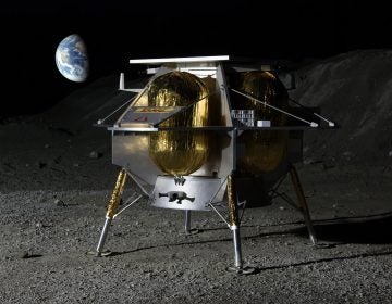 A rendering of the Peregrine Lander. (Courtesy of Astrobotic)