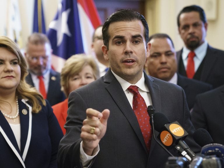 Puerto Rico Gov. Ricardo Rosselló announced late Wednesday that he is resigning from office amid a scandal over hundreds of pages of text messages he exchanged with his inner circle that included sexist, homophobic and other insulting material. Puerto Rico Gov. Ricardo Rosselló announced late Wednesday that he is resigning from office amid a scandal over hundreds of pages of text messages he exchanged with his inner circle that included sexist, homophobic and other insulting material. (Carolyn Kaster/AP Photo)