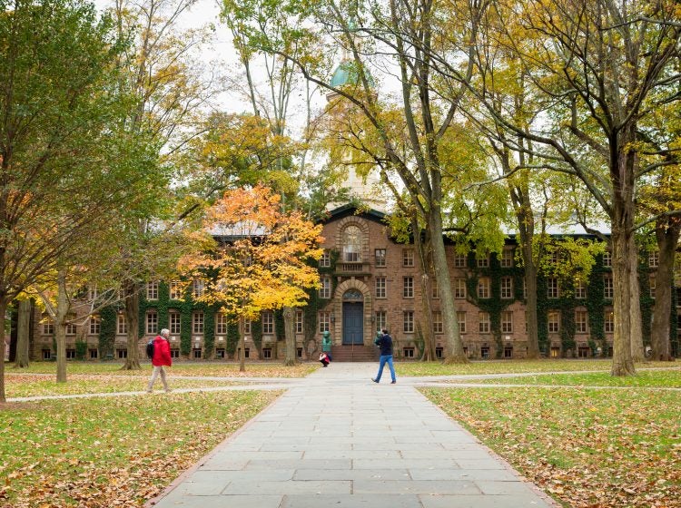 Nassau Hall Exterior Princeton University