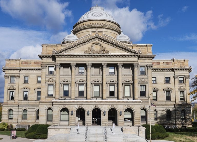 The courthouse in Luzerne County, Pa., where officials this month sent letters to parents who had unpaid cafeteria debt, threatening to take parents to Dependency Court if the obligations were not settled.