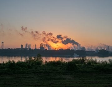 A stretch of the Mississippi River from New Orleans to Baton Rouge, La., that is crowded with chemical plants has been called 