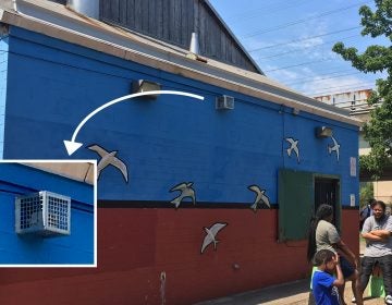 A Mosquito device at the East Poplar Playground  (Michaela Winberg/Billy Penn)