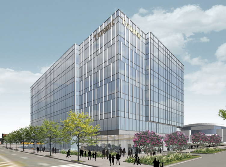 New look for Pattison Place, stadium district office tower - WHYY