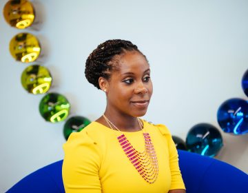 Altovise Ewing, who has a doctorate in human genetics and counseling, now works as a genetic counselor and researcher at 23andMe, one of the largest direct-to-consumer genetic testing companies, based in Mountain View, Calif. (Karen Santos for NPR)