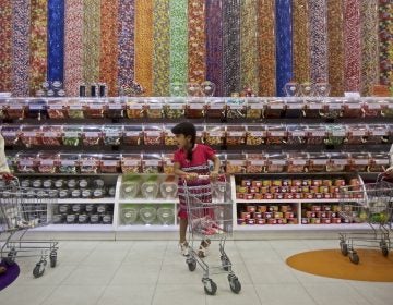 The Candylicious store in the Dubai Mall in the United Arab Emirates. (John Stanmeyer for NPR)