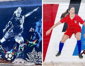 USWNT's Julie Ertz and Carli Lloyd are featured in new muralsINSTAGRAM: @SPRINGARTSPHL AND @NILELIVINGSTON