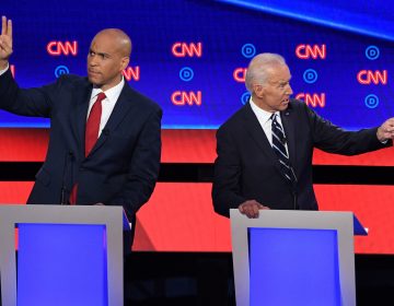 Sen. Cory Booker directly challenged former Vice President Joe Biden on criminal justice records during the second night of the Democratic primary debates in Detroit.