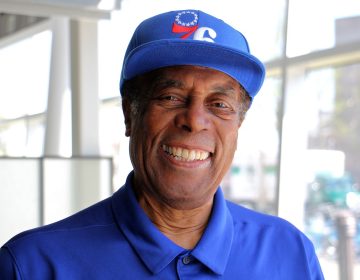 Sonny Hill of 94 WIP has been working in radio for 50 years. (Emma Lee/WHYY)
