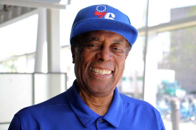 Sonny Hill of 94 WIP has been working in radio for 50 years. (Emma Lee/WHYY)