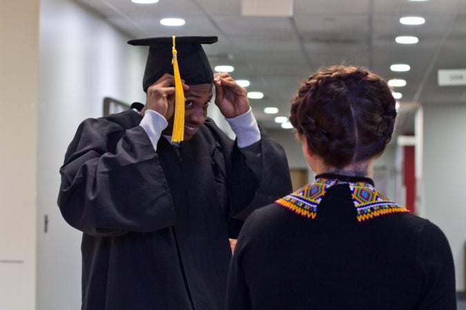 Anthony Hackett overcame self-doubt in order to graduate from El Centro. (Kimberly Paynter/Keystone Crossroads)