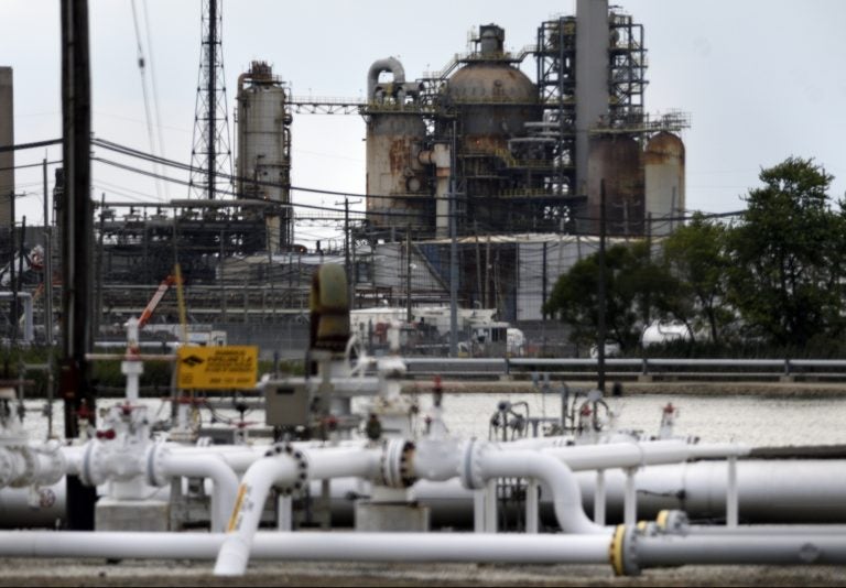 Philadelphia Energy Solutions Refinery on August 8, 2019. (Bastiaan Slabbers for WHYY)