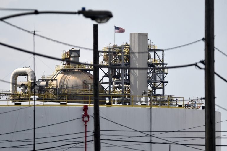 Philadelphia Energy Solutions Refinery on August 8, 2019. (Bastiaan Slabbers for WHYY)