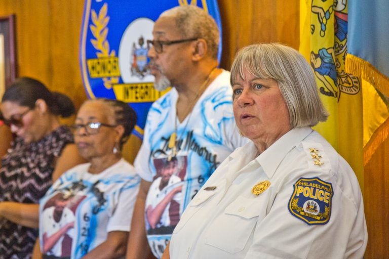 Philadelphia’s interim police commissioner, Christine Coulter. (Kimberly Paynter/WHYY)