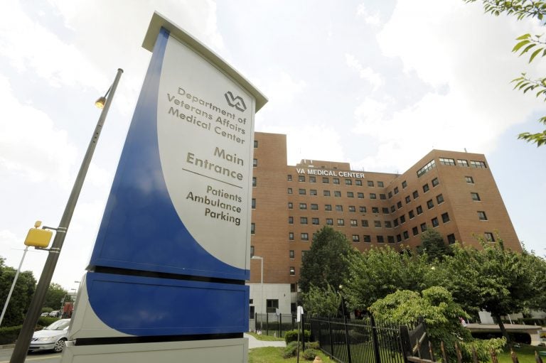 FILE - This file photo from June 29, 2009 shows the Philadelphia Veterans Hospital (Bradley C Bower/AP Photo, File)