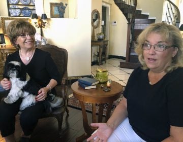 Terrie Dietrich, left, and her daughter Erin Cross, talk in Dietrich’s home in Henderson, Nev., Thursday, Aug. 22, 2019. (Michelle L. Price/AP Photo)