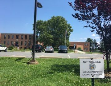 The outside of the Berks Family Residential Center. Non-authorized personnel are not permitted on the grounds. (Katie Meyer/WITF)