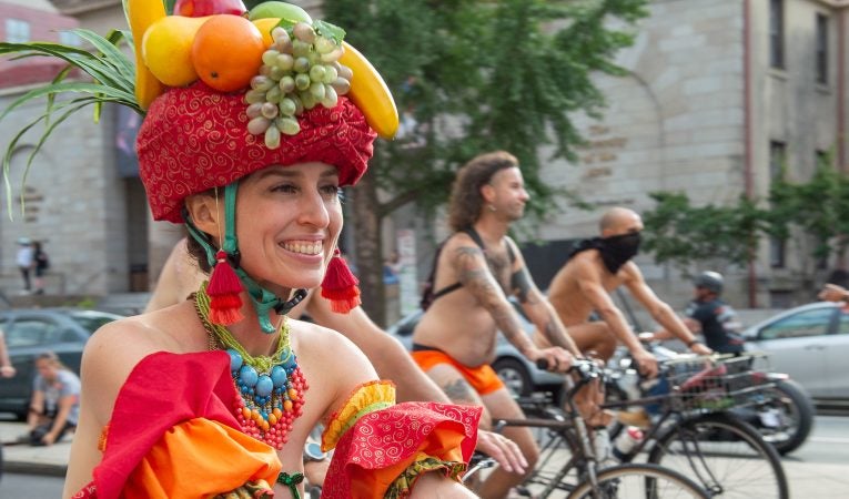 All Smiles Philly Naked Bike Ride Returns For Th Year WHYY