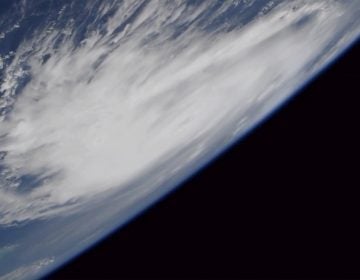 This Friday, Aug. 30, 2019, image provided by NASA shows a view of Hurricane Dorian from the International Space Station as it churned over the Atlantic Ocean. (NASA/AP)