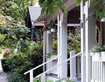 A new bill would legalize accessory dwelling units in historic buildings, like the Benezet Street houses pictured. (Carol Franklin/Chestnut Hill Conservancy and Historical Society)

